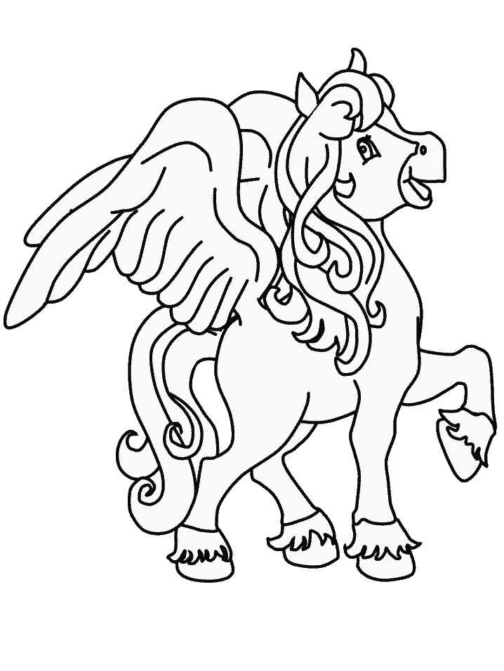 Pegasus Coloring Pages