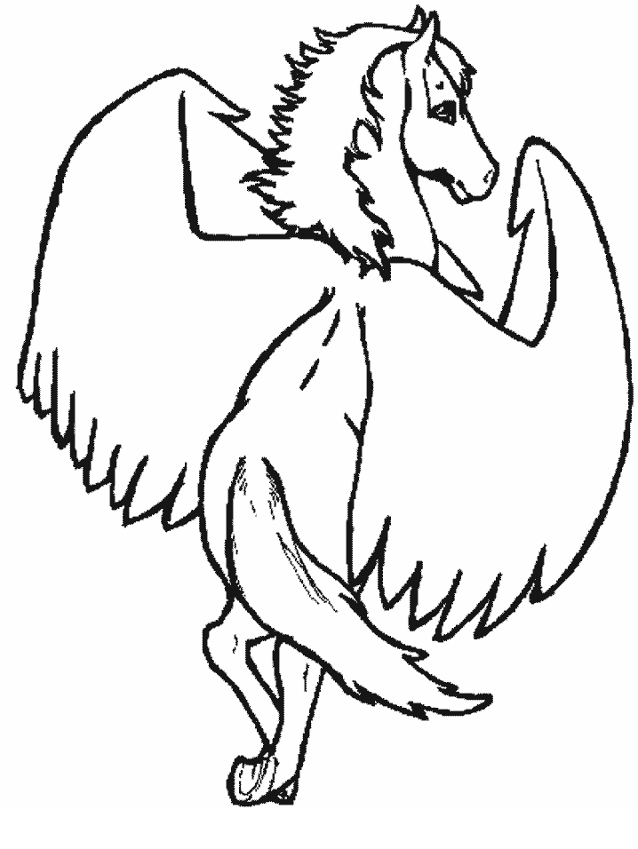 Pegasus Coloring Pages Printable