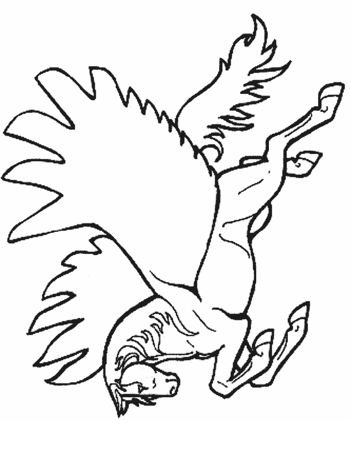 Free Pegasus Coloring Pages