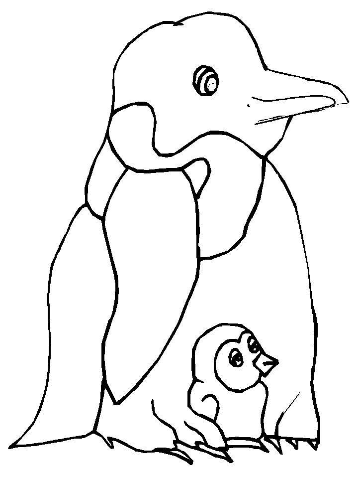 Penguin Coloring Pages Printable