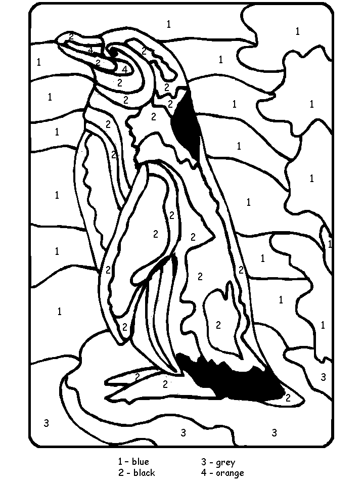 Coloring Pages Penguin