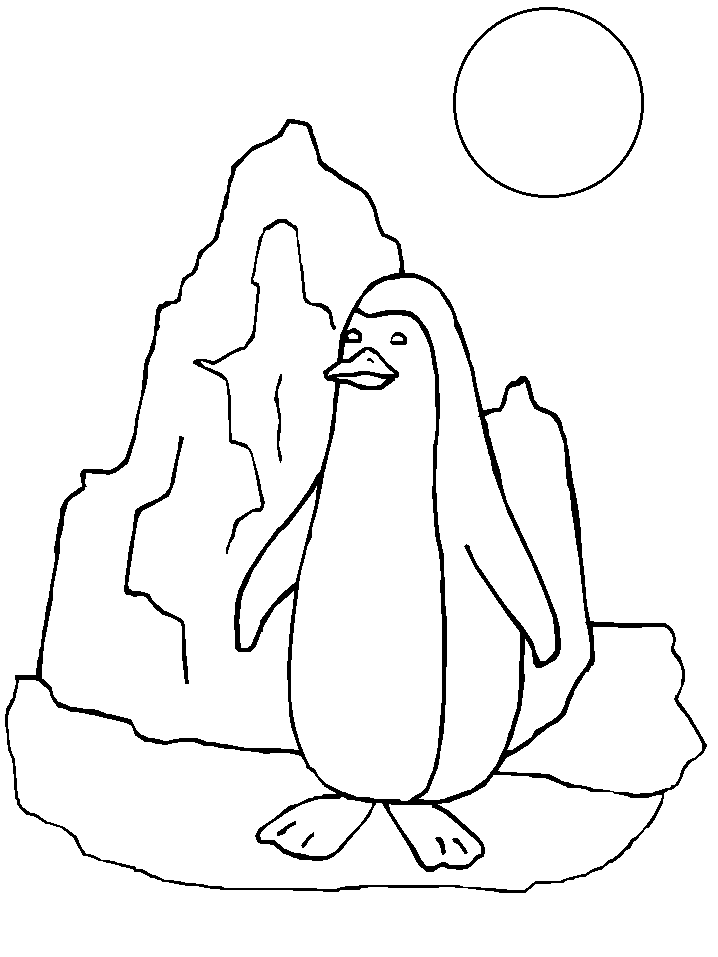 Penguins 6 Animals Coloring Pages