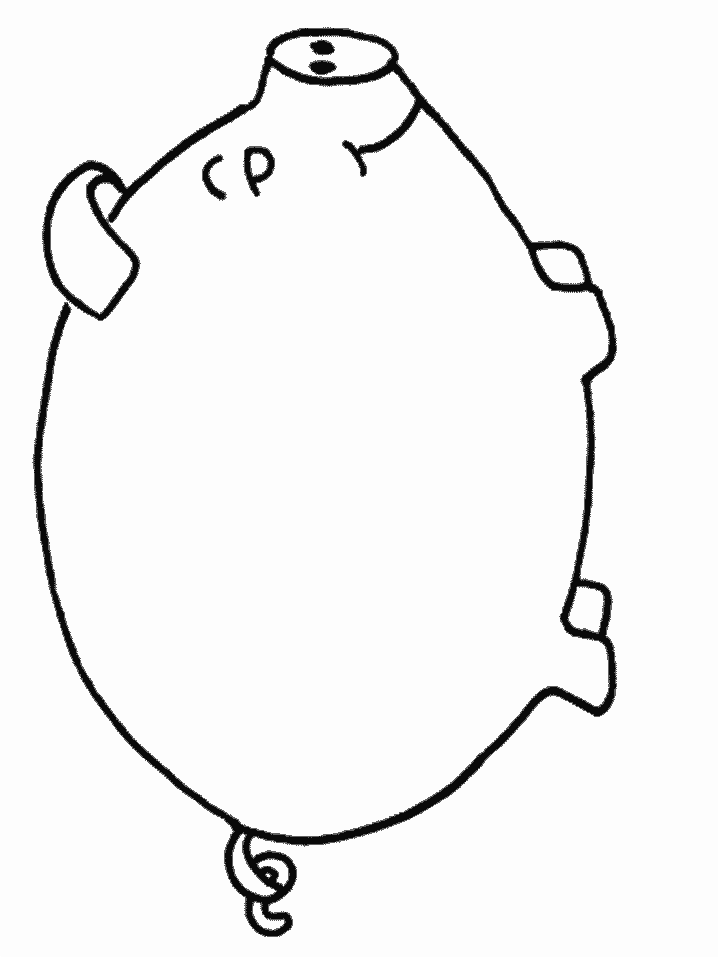 Coloring pages of pigs