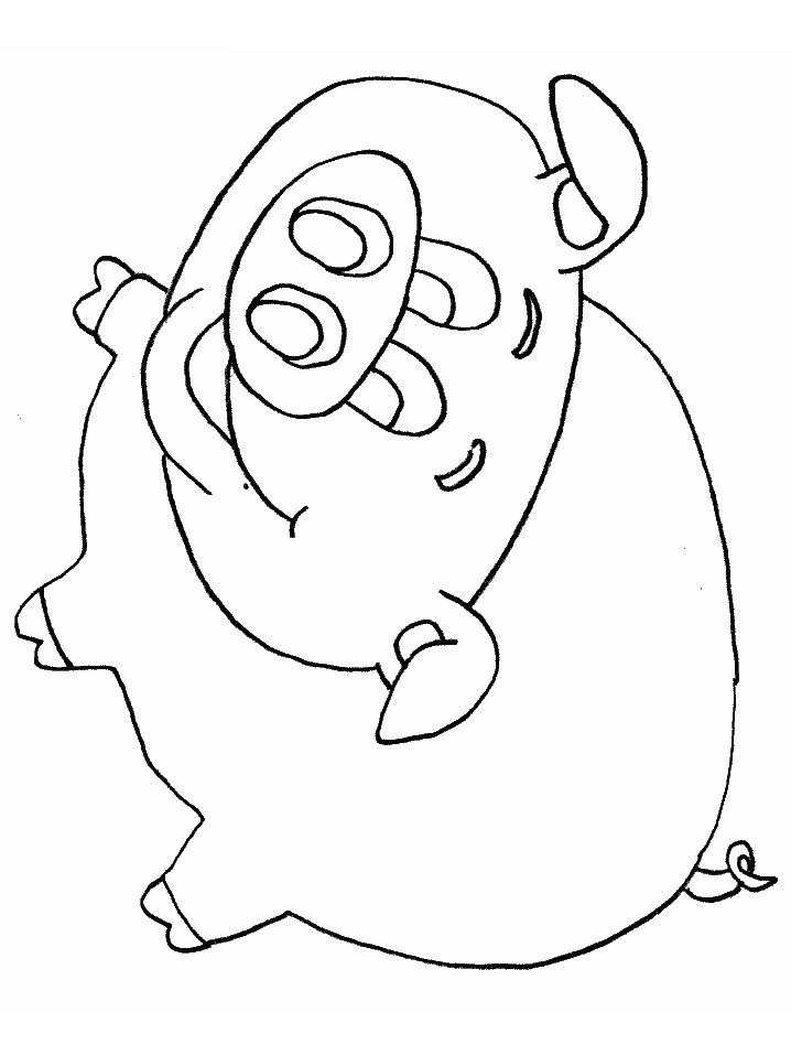 Coloring Pages Pigs