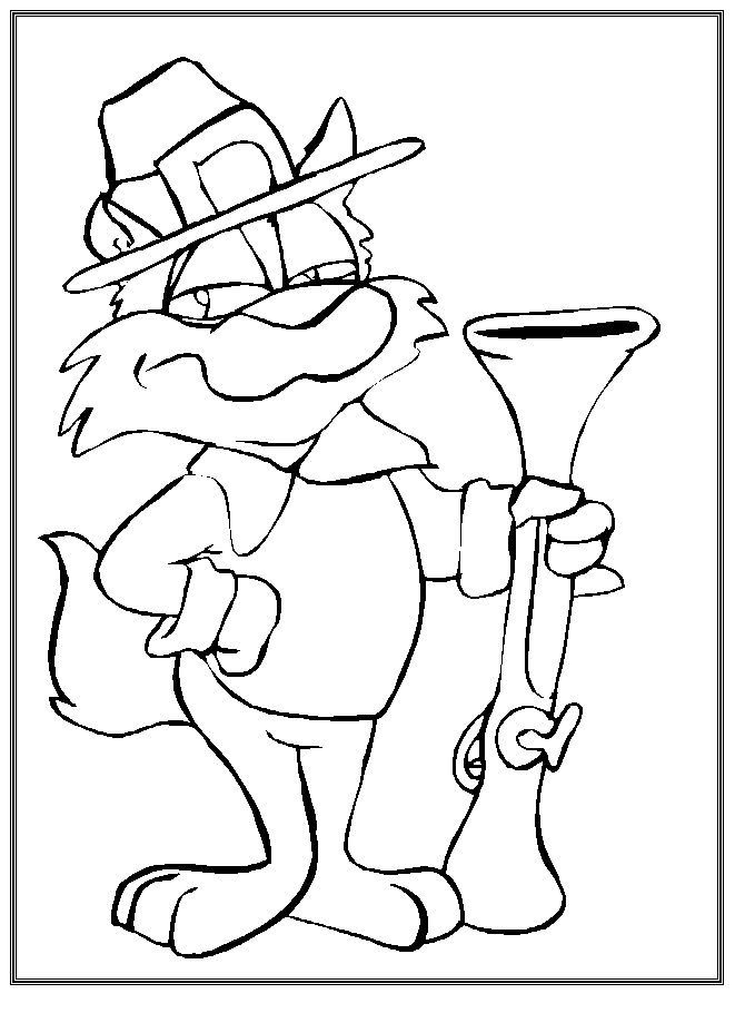 Pilgrim Thanksgiving Coloring Pages Printable