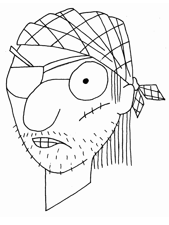 Pirate People Coloring Pages