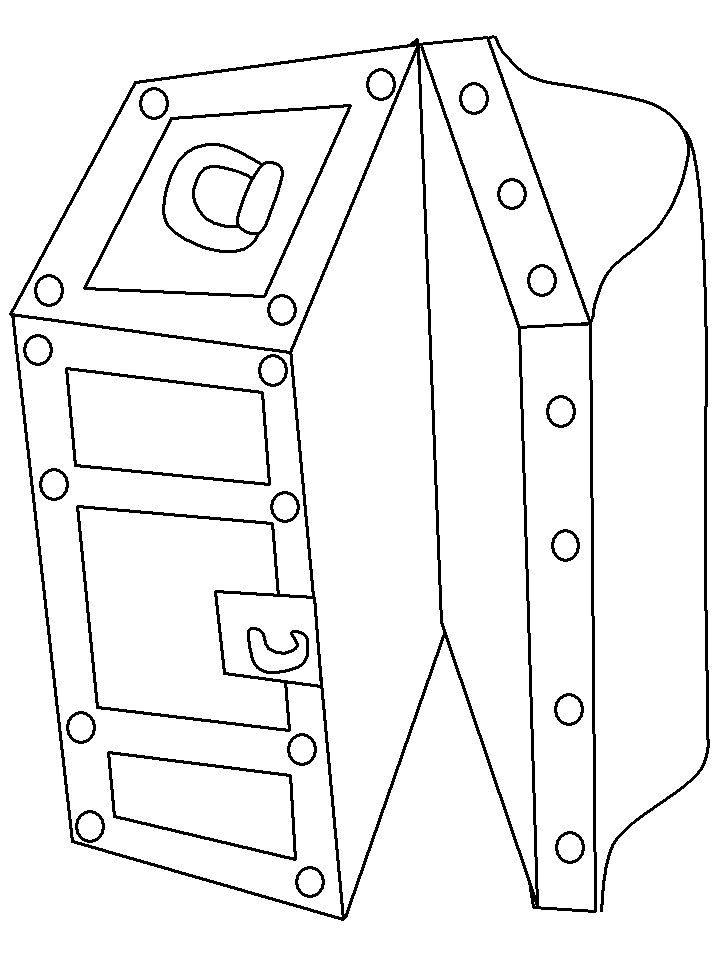 Treasure Box coloring page