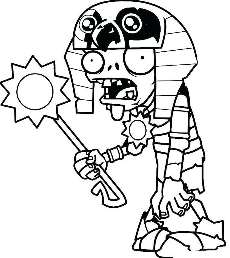 plants vs zombie 2 coloring pages