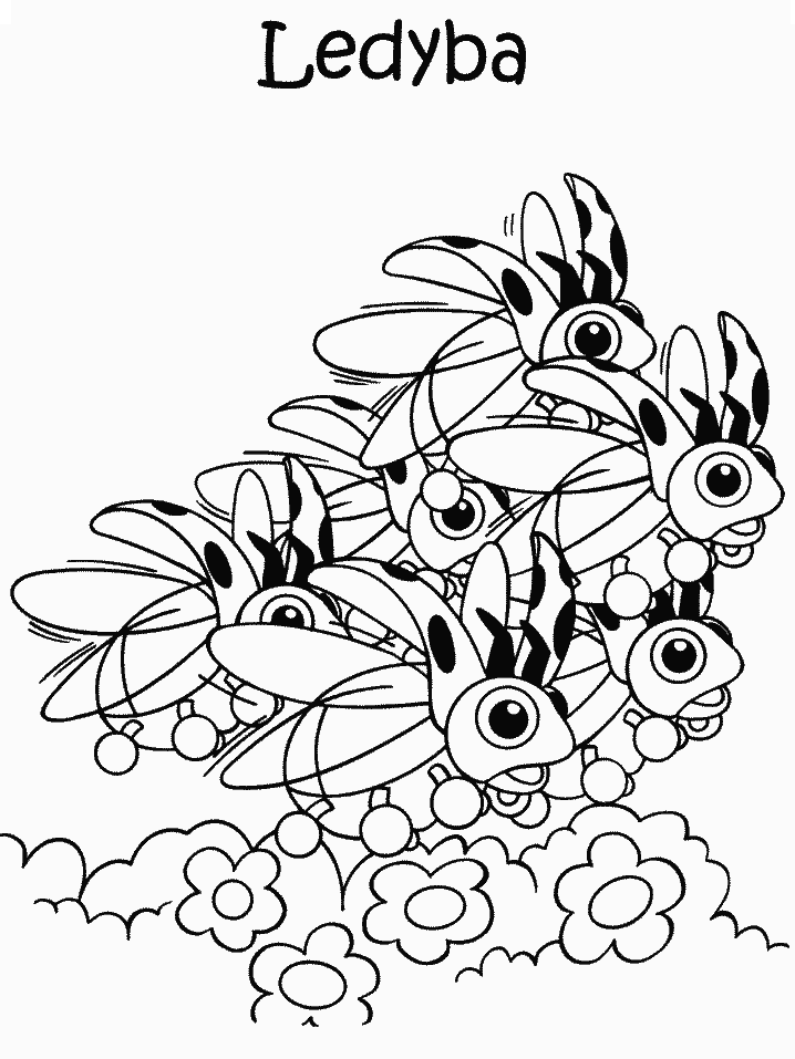 Ledyba Coloring Pages