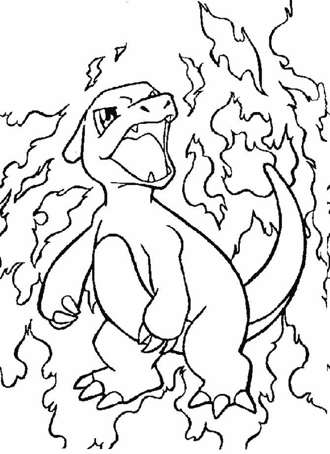 Charmeleon Coloring Pages