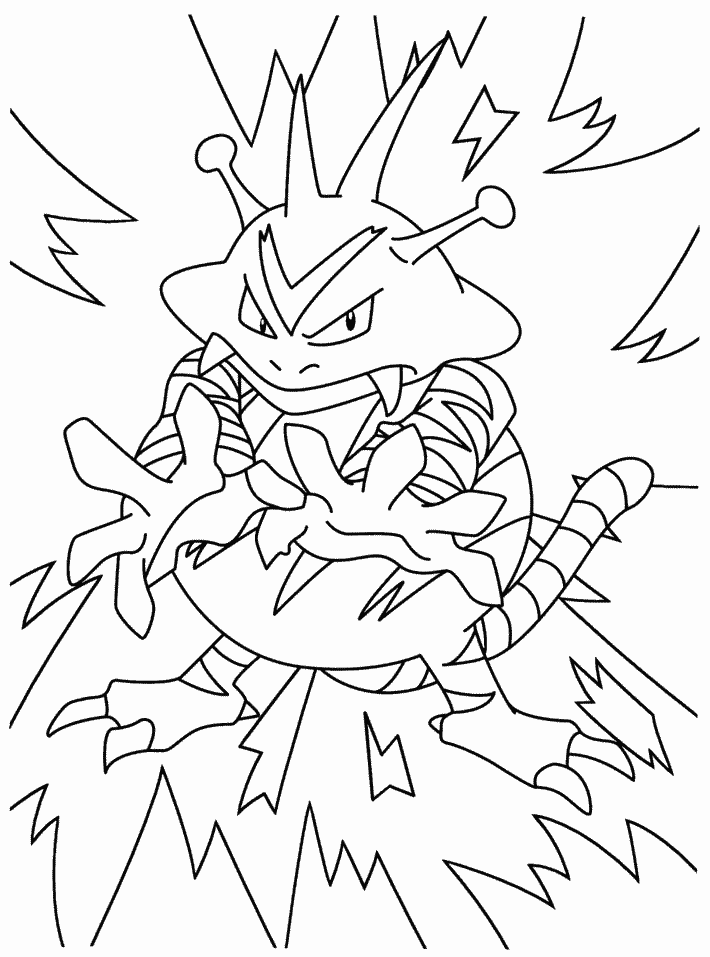 Electabuzz Coloring Pages