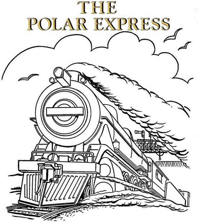 Polar Express Movie Coloring Page
