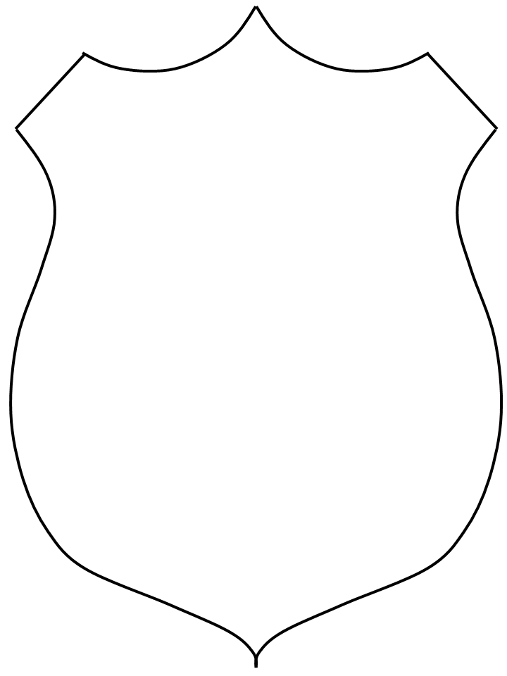 Police Badge Coloring Pages