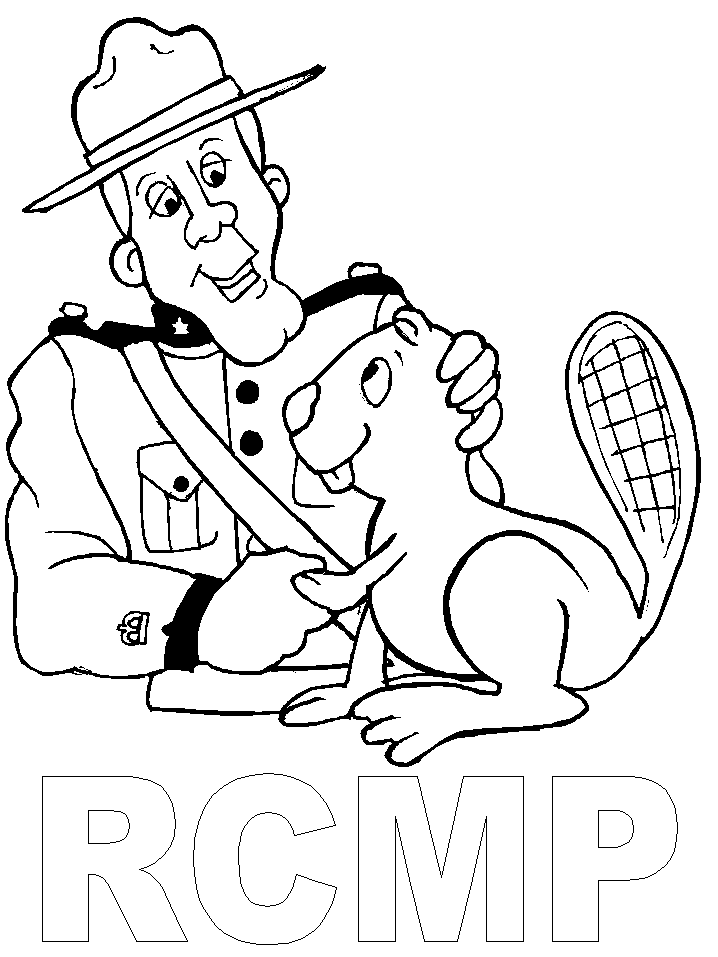 RCMP Coloring Pages