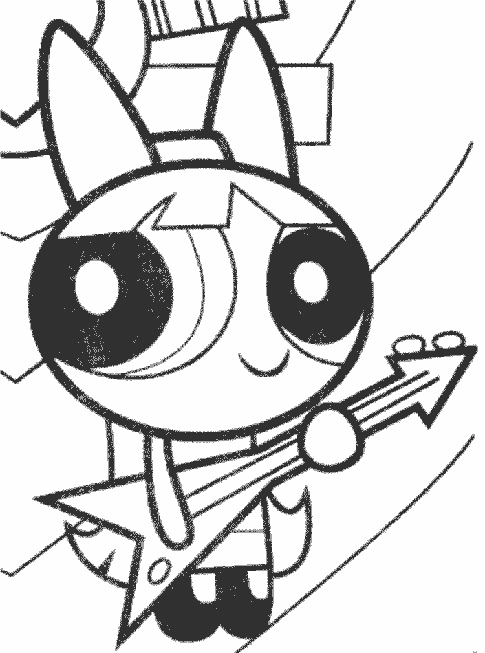 Printable Ppg Cartoons Coloring Pages
