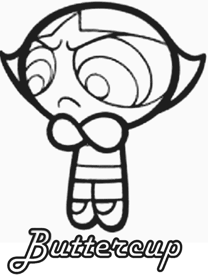 Powerpuff Girls Cartoons Coloring Page For Kids