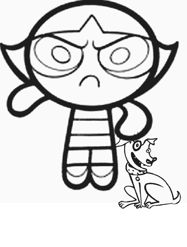 Powerpuff Girls Cartoons Coloring Pages Printable