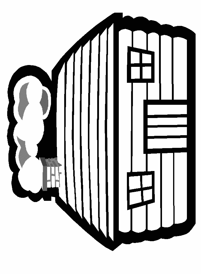 Smoke House Coloring Pages