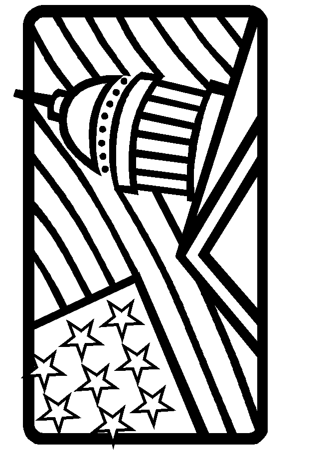 American Flag Coloring Pages