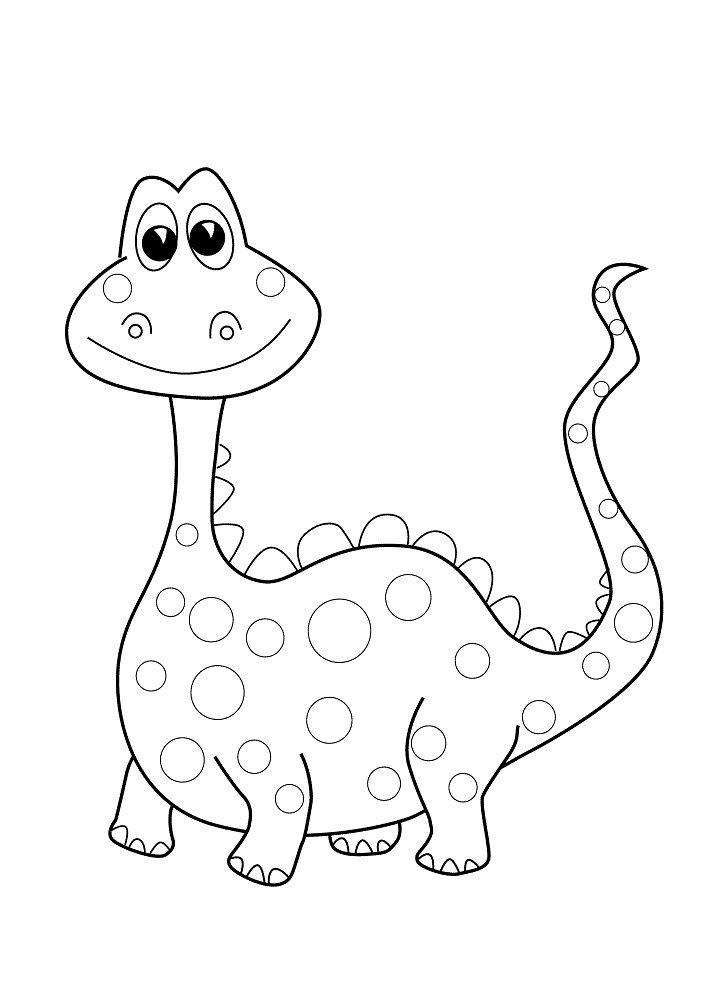 preschool dinosaur coloring pages