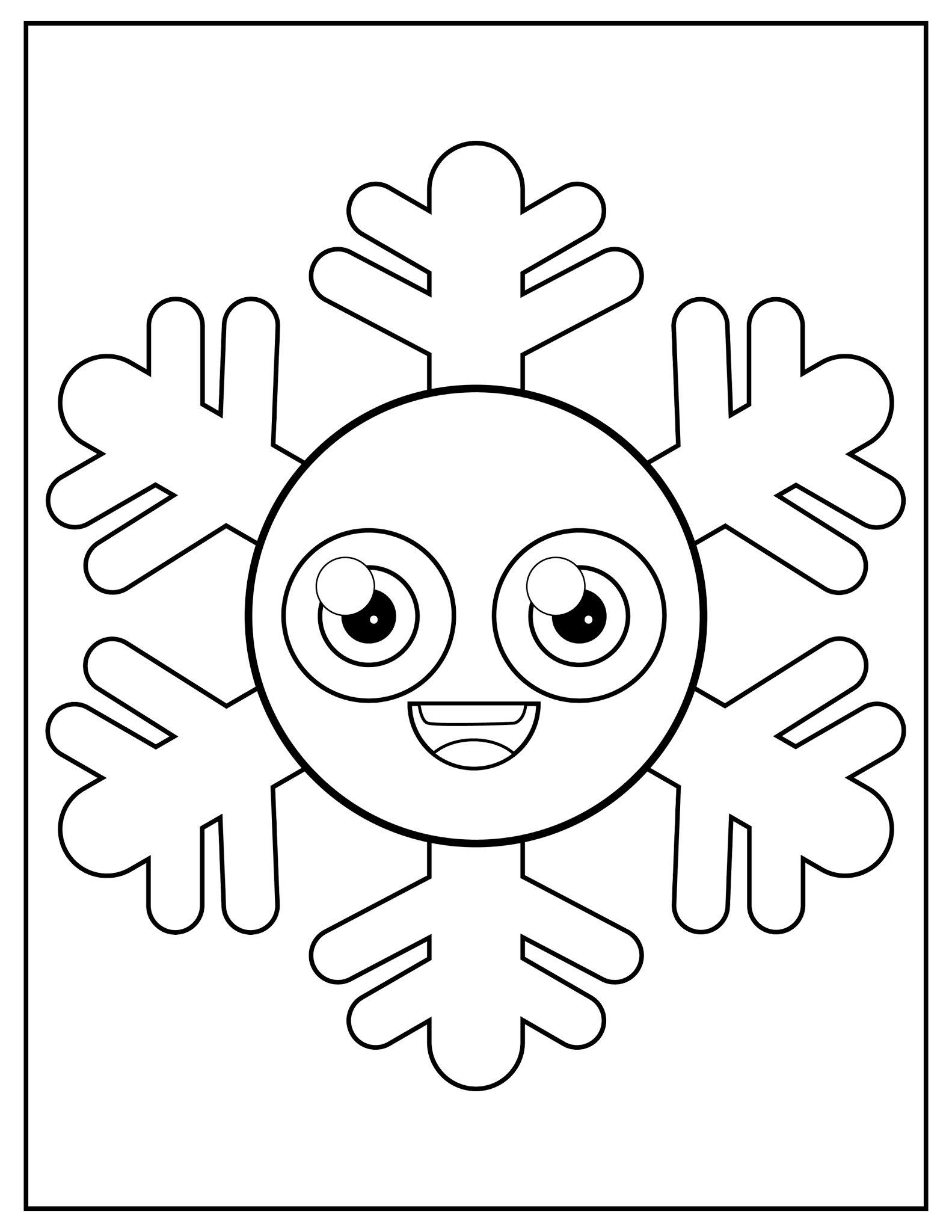 preschool free coloring pages winter