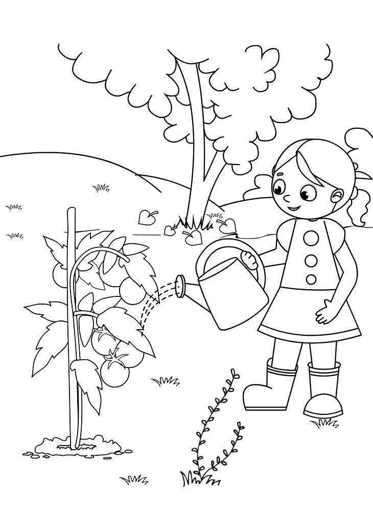 preschool water coloring pages