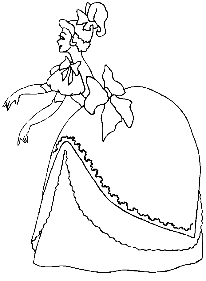 Pretty Girl Printable Coloring Pages