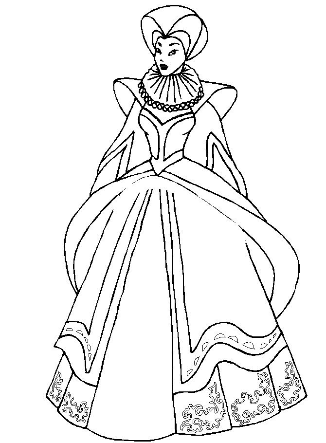Pretty Girl Coloring Page Printable