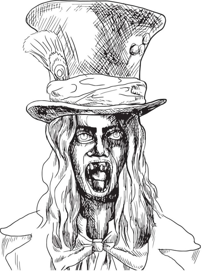 printable adult coloring pages rob zombie