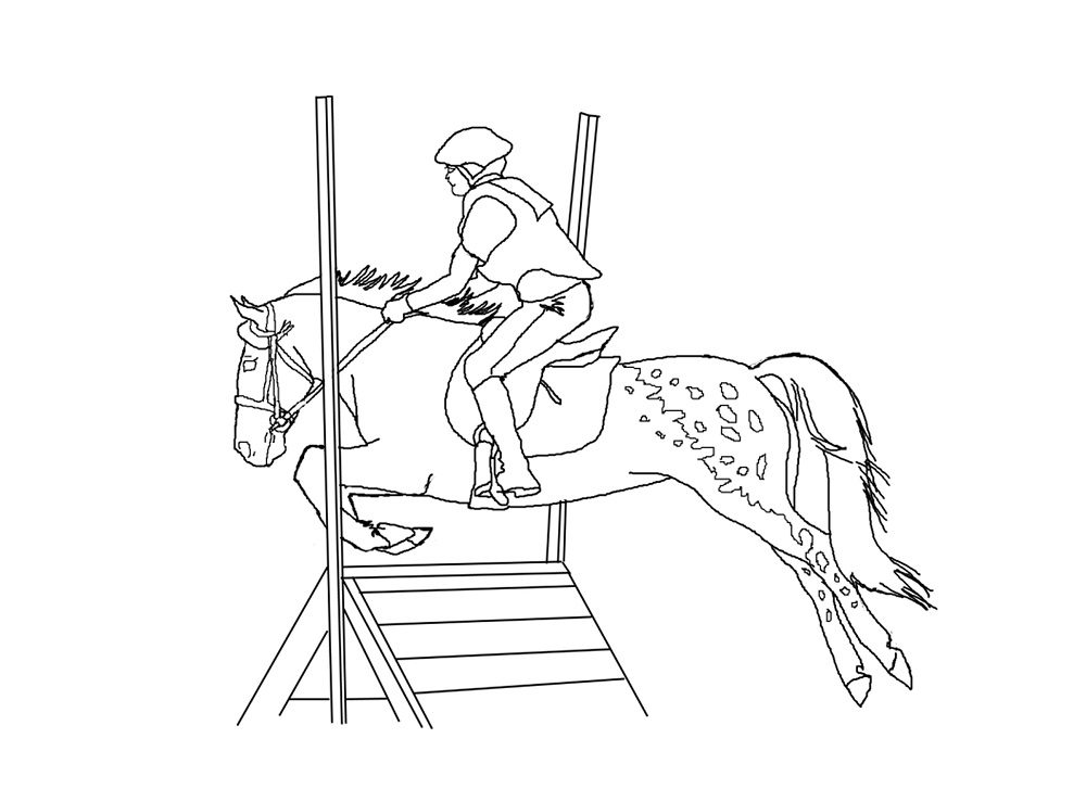 printable appaloosa horse coloring pages