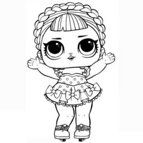 Coloring Pages Printable LOL Dolls & book for kids.
