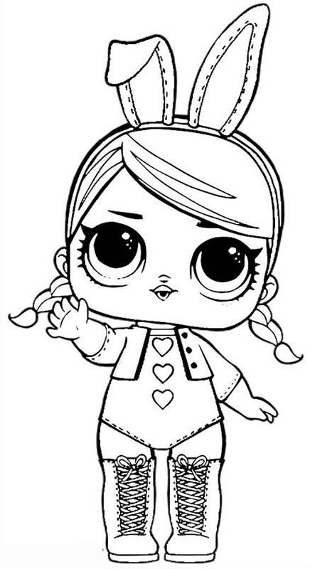 printable coloring pages for kids lol dolls