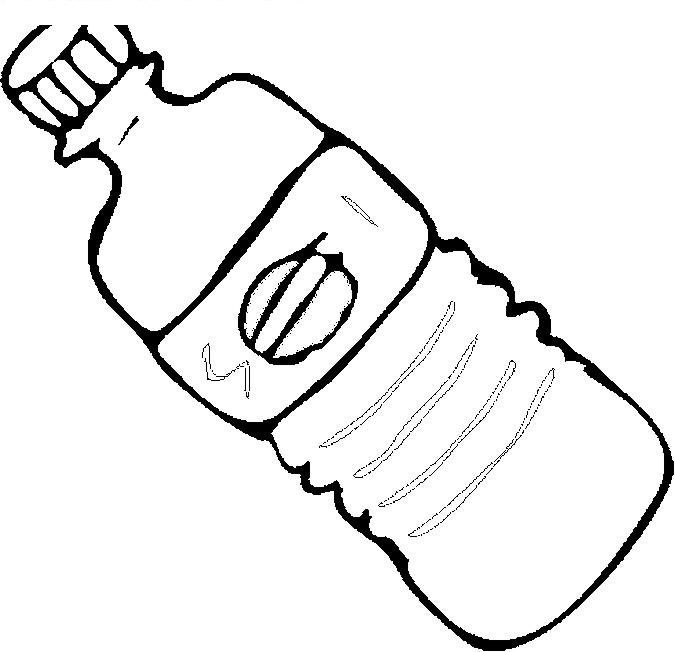 printable coloring pages water bottle