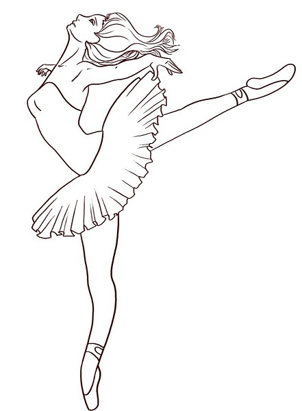 Printable Dance Coloring Pages