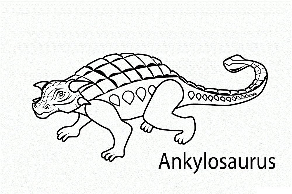 printable dinosaur coloring pages with names