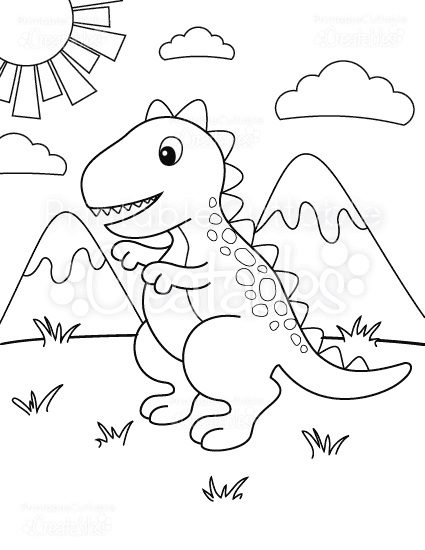 printable dinosaur coloring pages