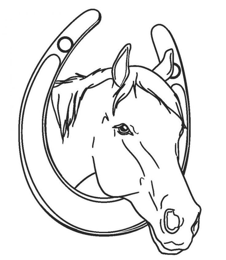 printable horse coloring pages