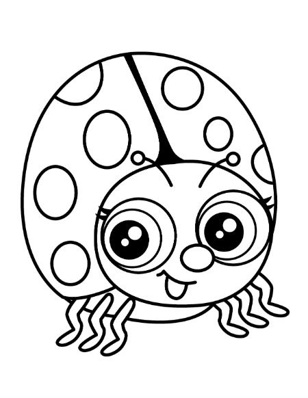 printable ladybug coloring pages