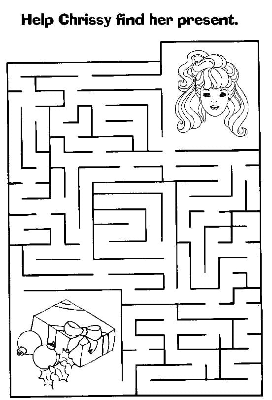 Printable Maze Coloring Pages