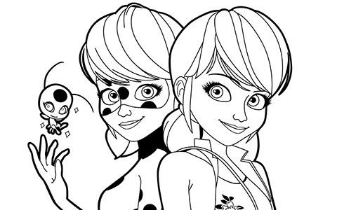 printable miraculous ladybug coloring pages