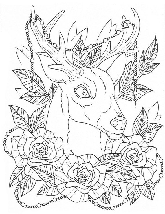 Printable Tattoo Coloring Pages