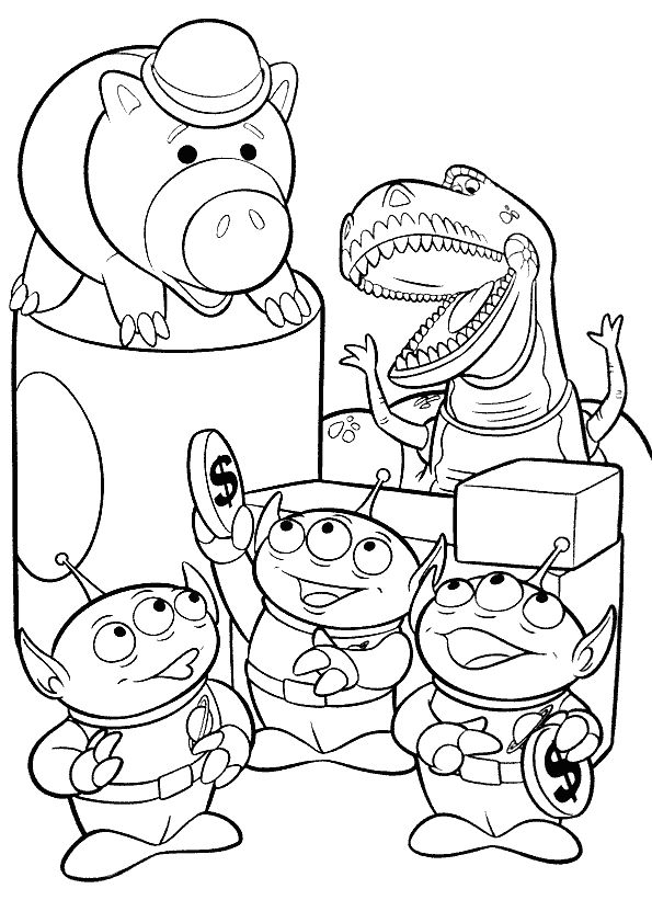 Toy Story Coloring Book Printable