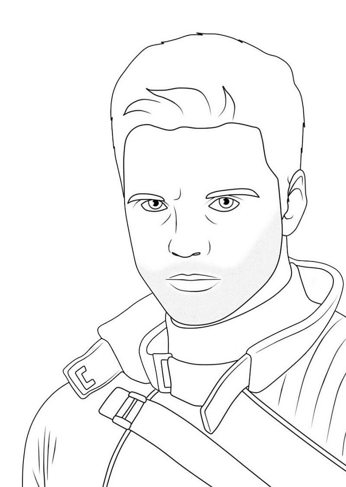 printable winter soldier coloring pages