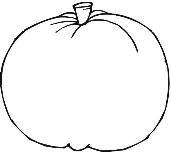 Pumpkin coloring page