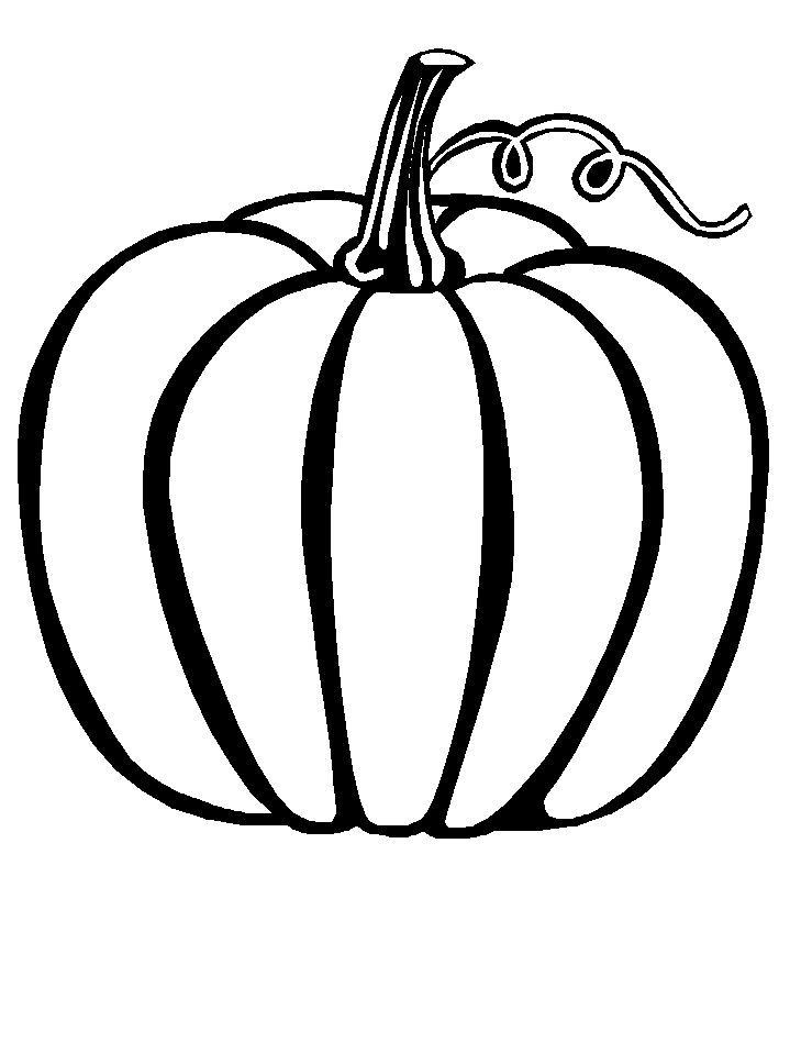 Pumpkin Fruit Coloring Pages