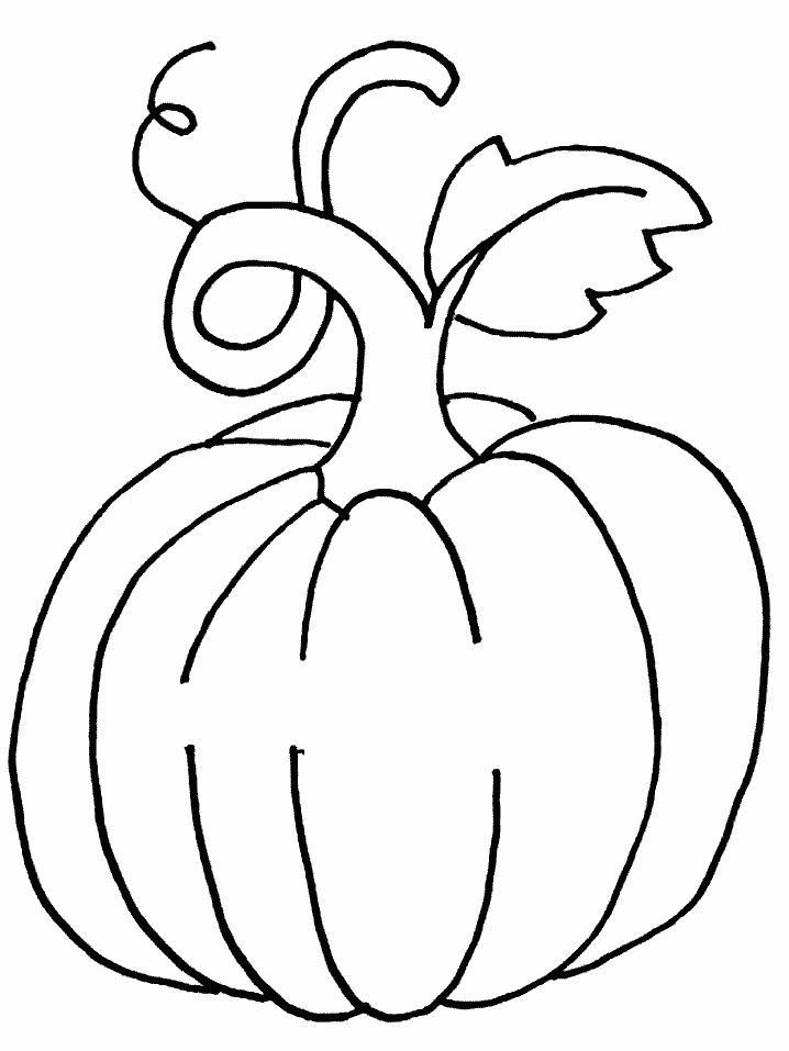 Pumpkin Fruit Coloring Pages Printable