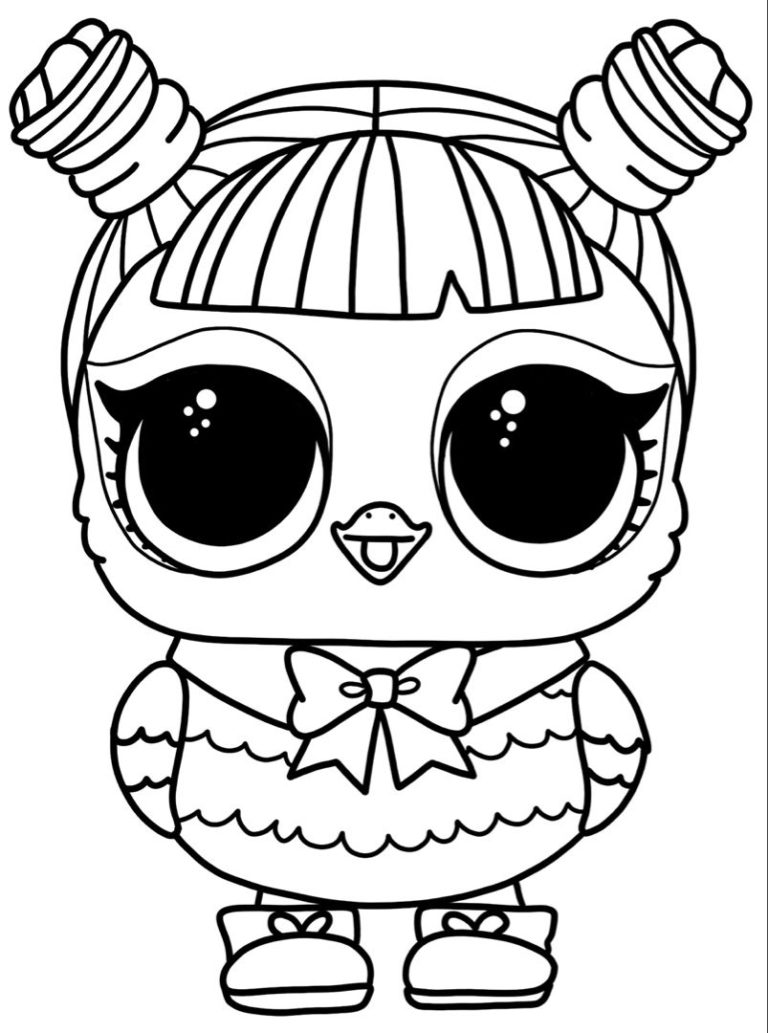 Coloring Pages Printable LOL Dolls & book for kids.