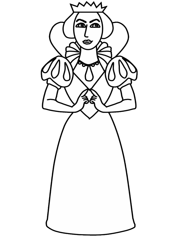 Queen Coloring Pages