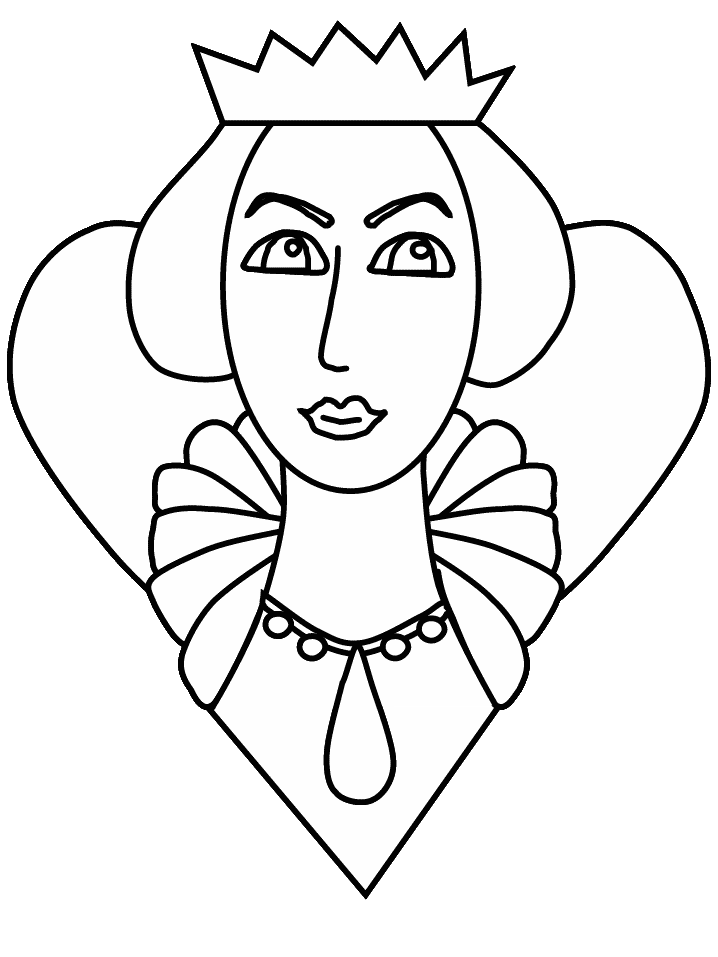 Queen Coloring Page