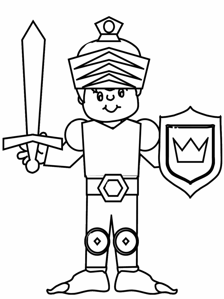 Knight Coloring Pages